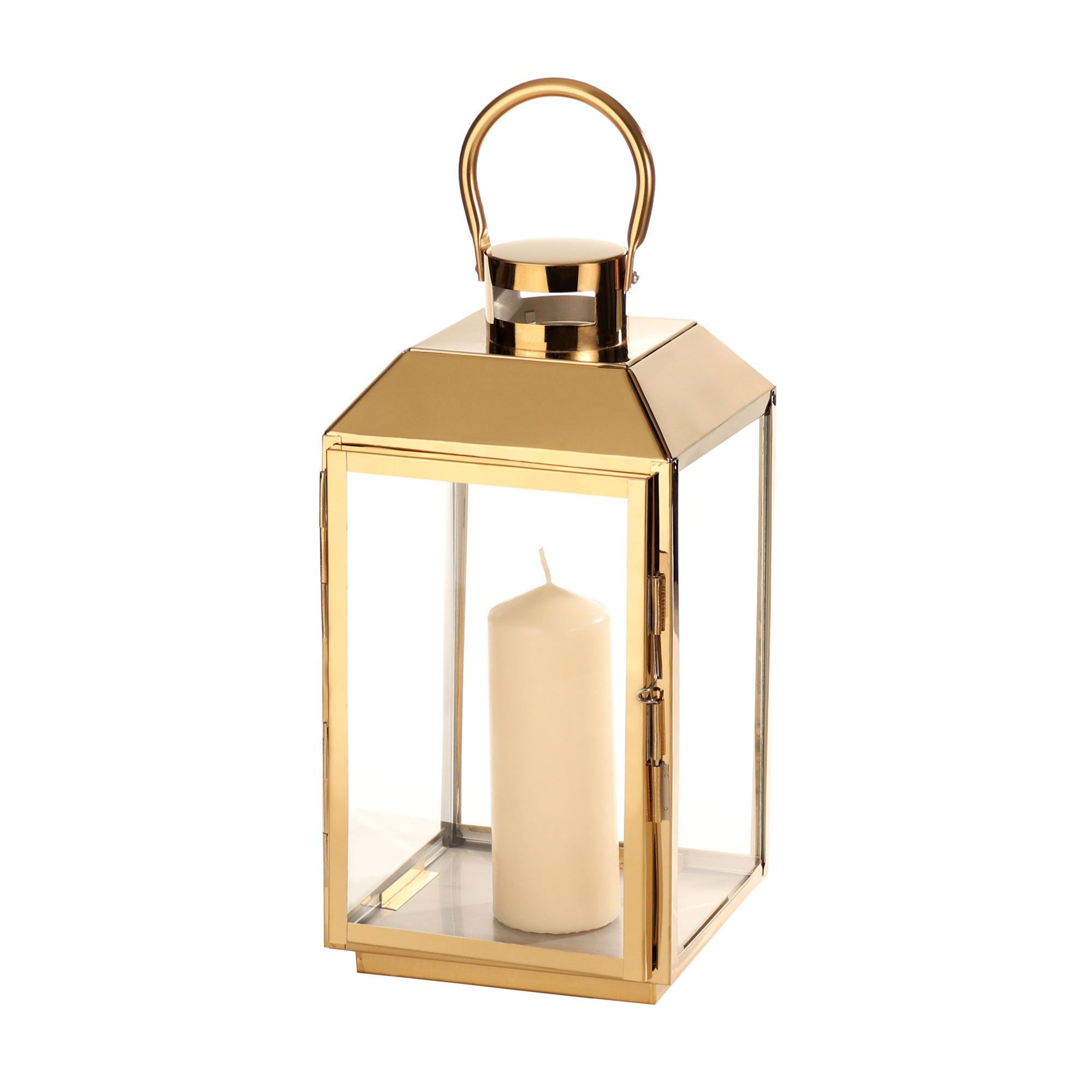 Gold Laterne Arboga Outdoor - wetterfestes Kerzen Windlicht